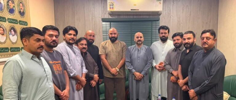 بہاولنگر سے رکنِ صوبائی اسمبلی کاشف نوید محمود جٹ پنسوٹہ کی یارانِ جدہ آفس آمد، پرتپاک استقبال