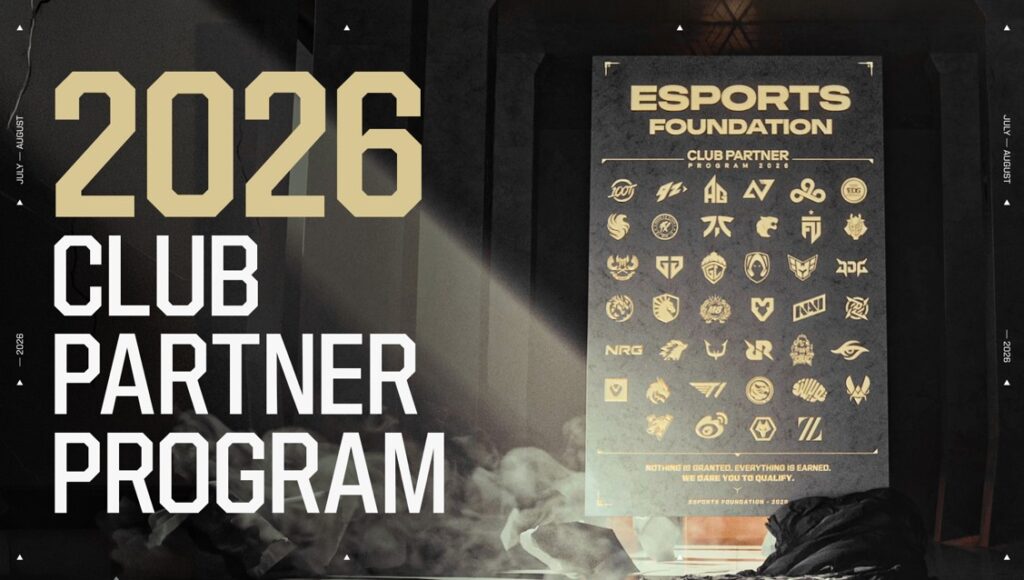 Esports Foundation Unveils 40 Global Clubs for 2026 Partner Program, Strengthening Worldwide Esports Ecosystem